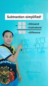 Subtraction simplified! 🤔📊 Watch this video to learn the basics and beyond 📚. Perfect for kids and adults alike! 👧🏻👴 📌📌 Nagkamali po ako jan. "Isubtract ang difference sa minuend" ang tama. nagkabaliktad ng sabi. PAUMANHIN PO. #Subtraction #MathBasics #LearningIsFun | Dann Carlo Pizarra Pili