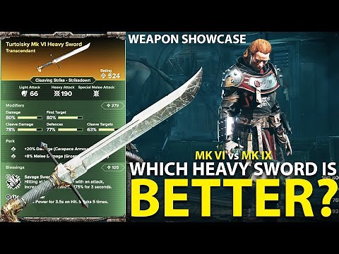 Trying the Mk VI HEAVY SWORD! Is it better than the Mk IX? | Warhammer 40K: Darktide | Damnation
