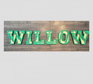 Willow Leaf Alphabet SVG Font: A-Z Laser Cut File (digital Download) - Etsy UK