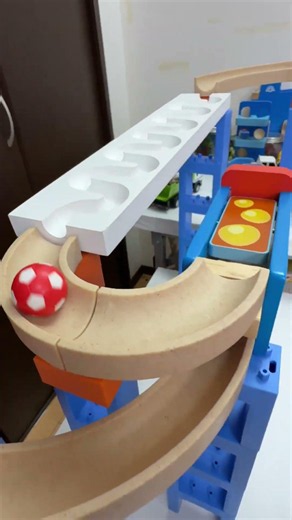 マーブルランレース Trix Track and HABA mixed course 125 #マーブルラン #marblerun #marblesrace #ビー玉転がし #TrixTrack