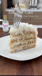 Coconut Cake- one of my most requested cakes. For the full recipe, comment “coconut cake” and I’ll send you the details #coconutcake #coconutcakerecipe #cakerecipes #cake #dessertrecipe #coconut #TropicalFlavors #bakedfromscratch #bakinglove #FoodieFavorites | The Salty Cooker