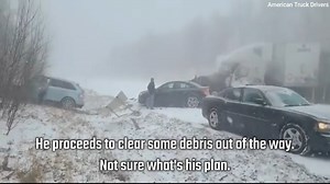 182K views · 2.1K reactions | Dashcam of 50-cars and trucks pile-up on I-81 N and Rt 901 - Mar 28, 2022 | American Truck Drivers | Facebook