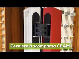 Cerniere a Scomparsa CEAM per Porte | 3D Regolabili e Apertura 180° | Manigliedesign.com