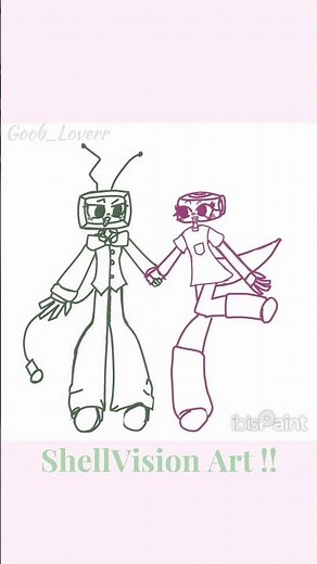 ShellVision Fanart !! #shellvision #dandysworld #speedpaint