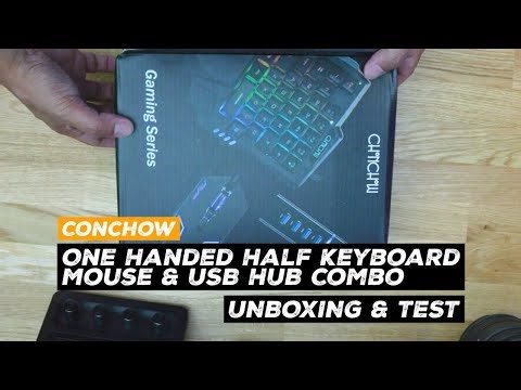 Unboxing Chonchow Keyboard Mouse and USB Hub Combo
