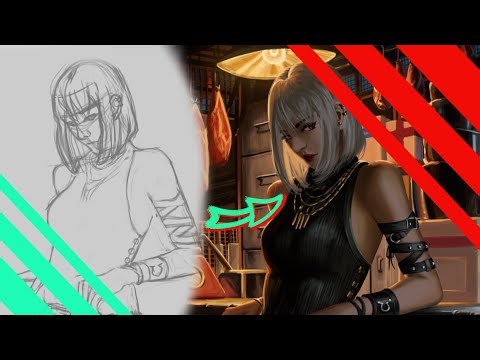 Guweiz Study 3 - Painting Process