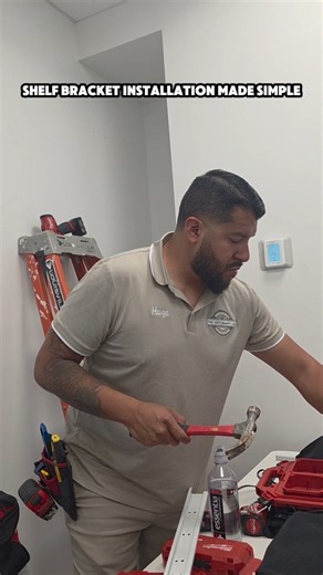 Hugo Ernesto Velazquez on Instagram: "🔨 Ready to upgrade your storage game? In this tutorial, you’ll get a step-by-step guide on how to properly mount and even relocate studs to support brackets for adjustable shelves. 🛠️✨ From aligning brackets to securing everything with confidence, I’ll walk you through the process so your shelves are safe, strong, and built to last. #DIY #HomeImprovement #ShelvingSolutions #ContractorTips #AdjustableShelves #HowTo"