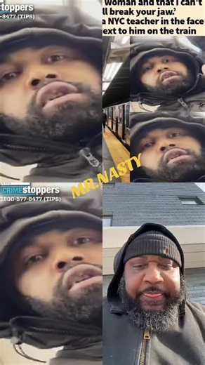 THE MR.NASTY CATCHER on Instagram: "The Manhattan public school teacher who is from from the Bronx was on board a southbound 5 train around 7 a.m. on Wednesday December 10 when the assault happened She stated that she just wanted to sit down during her morning commute and noticed the man “was taking up enough space for two people.” A woman sitting next to him gave her some space to sit down, so she took a seat, but the man in the picture began verbally accosting her. “He kept accusing me that I