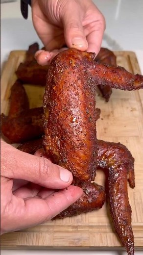 Sweet and Savory Smoked Turkey Wings