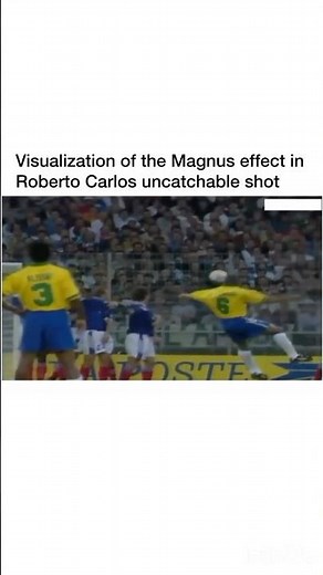 When football meets physics #science #RobertoCarlos #physics