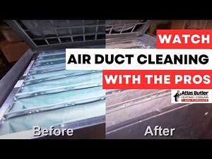 Walk Through an Air Duct Cleaning | Removing Dirt from Ducts | Atlas Butler