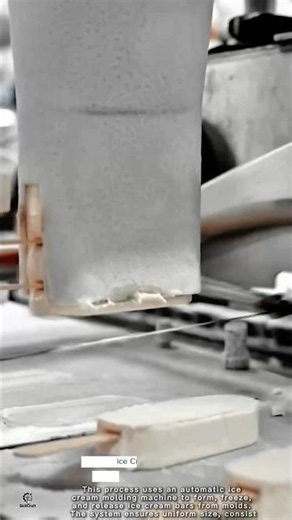 Ice Cream Bar Production Work Tool Using Automatic Molding Machine #worktool