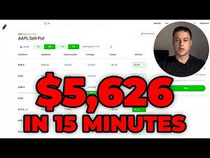 Watch Millionaire Trader Sell Puts Live! (Selling put options for beginners)