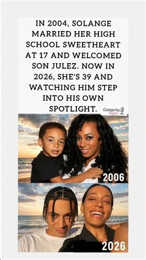 Solange Knowles: From Teen Mom at 17 to 39❤️ #short