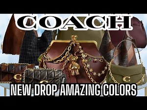 Coach Fall 2025 New Bags | Olive, Burgundy, Fringe & Patchwork Walk-Through