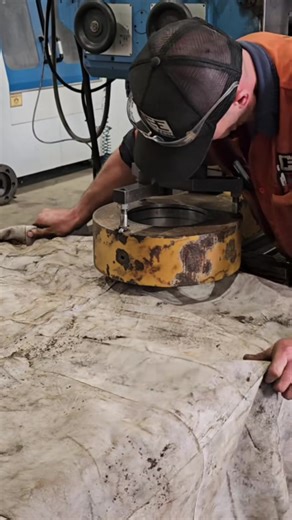 We're using our Sir Meccanica WS2 portable bore welder to weld the bores vertically while they're still on the mill #zayer #cuttingedgeengineering #workshop #engineering #machining | Cutting Edge Engineering Australia