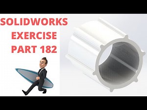 SOLIDWORKS TUTORIAL - EXERCISE #182 Pipe connector