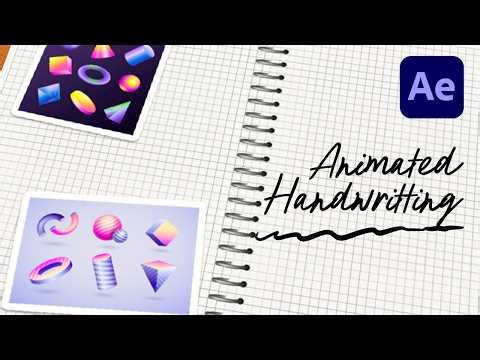 How to Make Animated Handwriting in After Effects (cursive)