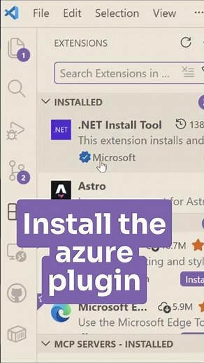 Install the Azure Plugin in GitHub Copilot (MCP + Bicep Included)