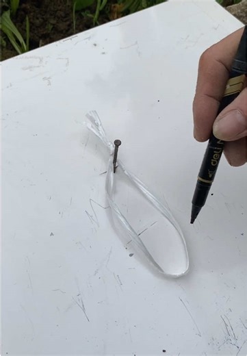 No ruler, jo compass . Still draw perfect circles like a machine #diy #lifehack #simple #knot #ruler