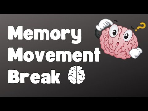 Memory Movement Break | Memory Game | Cognitive Development
