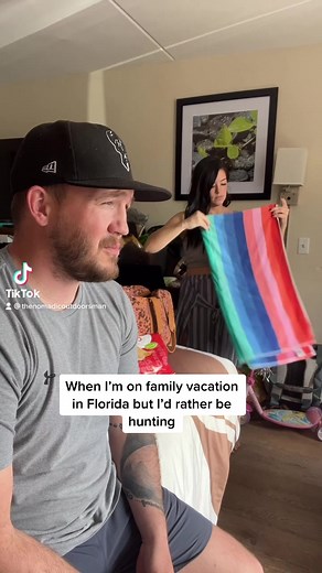 6.7K views · 81 reactions | My idea of a family vacation was camping out in the blind… we didn’t see eye to eye樂 .....#hunting #hunter #huntingpodcast #outdoorsy #outdoorsman #huntingseason #huntingig #outdoorpodcast #podcasthost #podcast #hunt #feildtotable #huntinghumor #husbandandwifecomedy #hunttolive #camo #huntingmeme #waterfowl #deerseason #deerhunting #hunter #hunting | The Nomadic Outdoorsman | Facebook