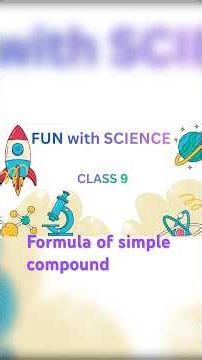 Class9#formula of simple compound