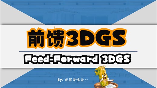 Feed-Forward 3D Model - 第3讲 前馈式3DGS算法研究