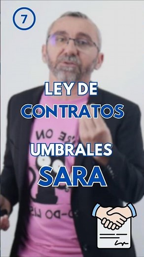Contratos Típicos #7 - Umbrales SARA #oposiciones #opositar #opositores