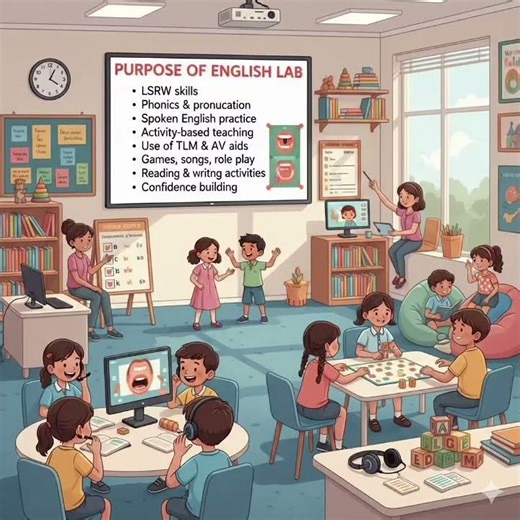 Language lab training for teachers