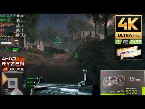 Battlefield 2042 4K Gameplay / ASTRAL RTX 5090 / AMD Ryzen 7 9800X3D