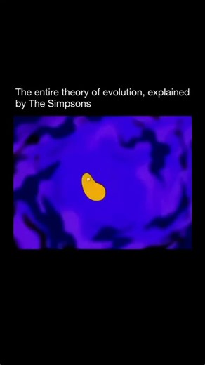 😂😂😂 on Instagram: "In 2006, The Simpsons aired a segment that explained the theory of evolution in a very condensed and musical way. It appeared in the Treehouse of Horror XVI episode, during a short segment that follows Homer moving through different stages of human evolution in a rapid sequence, presenting the concept in a simple and memorable format. The scene was brief, but it was based on the core idea of evolutionary progression. That is why it is often referenced as The Simpsons explai
