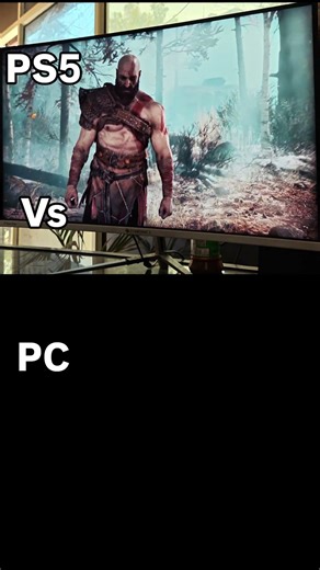 ps5 vs pc comparison #ps5 #pc #godofwar
