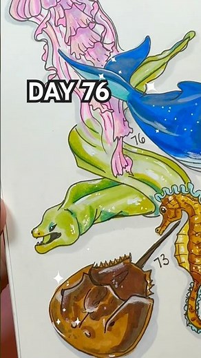 Drawing Animals YOU Recommend 💚 Day 76