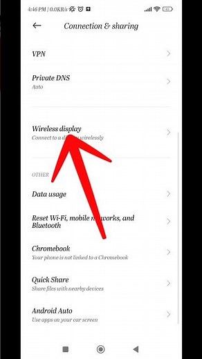 How to on Wireless Display connected using wi-fi#wireless Display kaise on kry