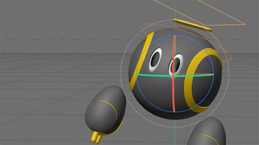 【C4D】机器人的头部控制｜C4D角色建模布线教学