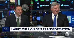 Watch CNBC's full interview with GE Aerospace CEO Larry Culp and GE Vernova CEO Scott Strazik