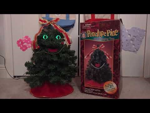 Gemmy Animated Penelope Pine Hip Swinging Tree
