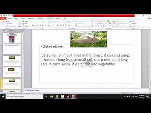 Descriptive text about animals Lusiana