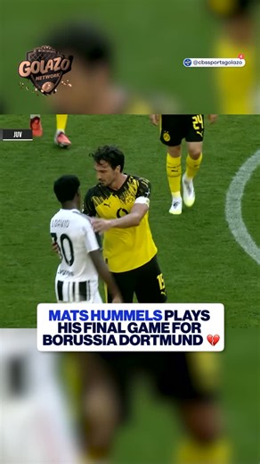 CBS Sports Golazo on Instagram: "Farewell to a legend 💛 Mats Hummels, who retired at the end of last season, started and captained Dortmund in their friendly against Juventus for one final goodbye to the club and fans. He received a standing ovation from the stadium and a guard of honor from both teams 👏"