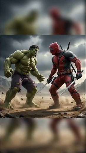 Hulk vs Giant Deadpool – Incredible Fight | Ultra Realistic #hulk #epicfightanimation #marvel