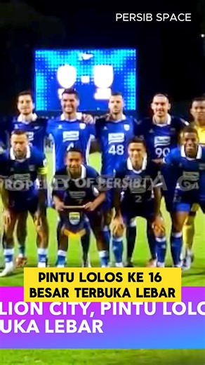 8.5K views · 288 reactions | JALAN MULUS KE 16 BESAR! Meski Dihantui Lion City, Peluang Persib Lolos Terbuka Lebar Asal Lakukan Ini... Berita Terbaru Sepak Bola Liga 1 Indonesia, khususnya Persib Bandung #liga1 #persib #Bobotoh #persibbandung #bandung #timnas #sepakbola #beritasepakbola #beritabola | Persib Space | Facebook