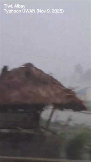 25K views · 252 reactions | #UwanPH now lashing #Bicol. Heavy Rains and Strong winds being reported over #Tiwi, #Albay. #UwanPH has become a Super Typhoon as per PAGASA. Video sent by Angel Bendal (Tiwi, Albay) | Westernpacificweather.com | Facebook