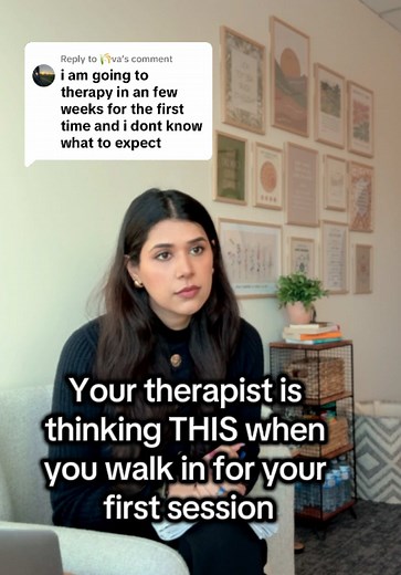 Replying to @🌾va Most people think about therapy for months or even years before they actually book that first appointment & that feeling of not knowing what to expect? Almost everyone feels that way walking in. You’re not alone in that at all. So here’s what actually happens in those first few sessions because nobody really talks about this enough. Your first session is not going to look like what you see in the movies. Your therapist is going to ask you questions about:what brought you in, a 