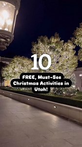 The hap, hap, happiest Christmas!🎄 Utah’s free, must-see Christmas activities! SAVE THIS! ⬇️⬇️⬇️ 1. Frosty’s: Utah’s Christmas Vacation home. 805 E 18th Ave, SLC. Dates vary, but the owner usually has the lights up near Thanksgiving and up till New Year’s. 2. Grand America Holiday Window Stroll: Now-Jan 3rd. Scan a QR code, answer questions as you stroll, and be entered into a drawing for a one-night stay at The Grand America Hotel. 3. Ogden Christmas Village: November 29 - January 1, 2025. Lig