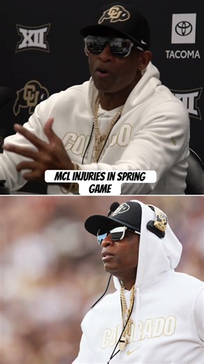 Coach Prime shares there were two MCL strains during CU’s spring game #coachprime #football