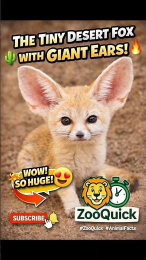 Fennec Fox: The Tiny Desert Fox With Giant Ears! 🦊🔥