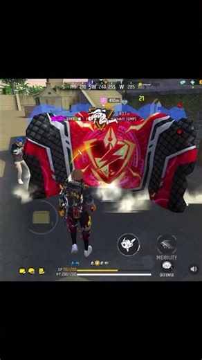 defence aura🔥🎯 #freefire #shortvideo