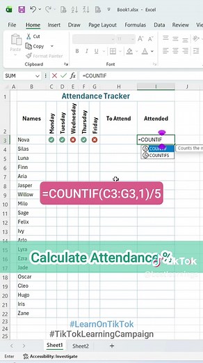 Excel Tips for Enhanced Productivity in Learning