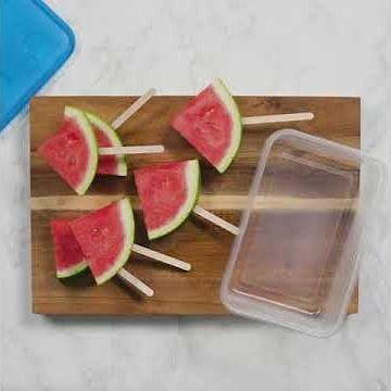 How to Make Watermelon Slice Popsicles